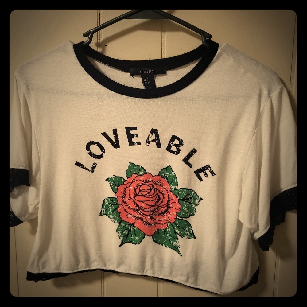 Crop top tee